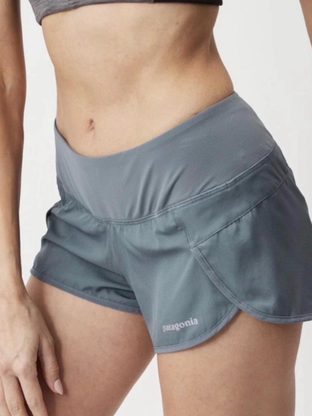 Patagonia Strider Shorts Women’s Medium Plume Gray